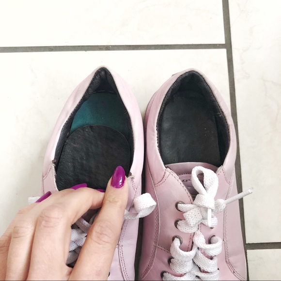 Pierre Hardy | Pink Leather Sneakers - Picture 7 of 8